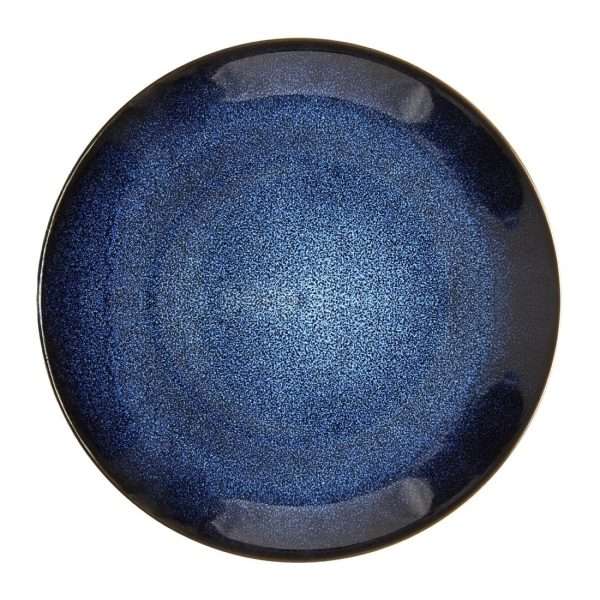 Olympia Luna Midnight Blue Coupe Plate 255mm (Pack of 4)