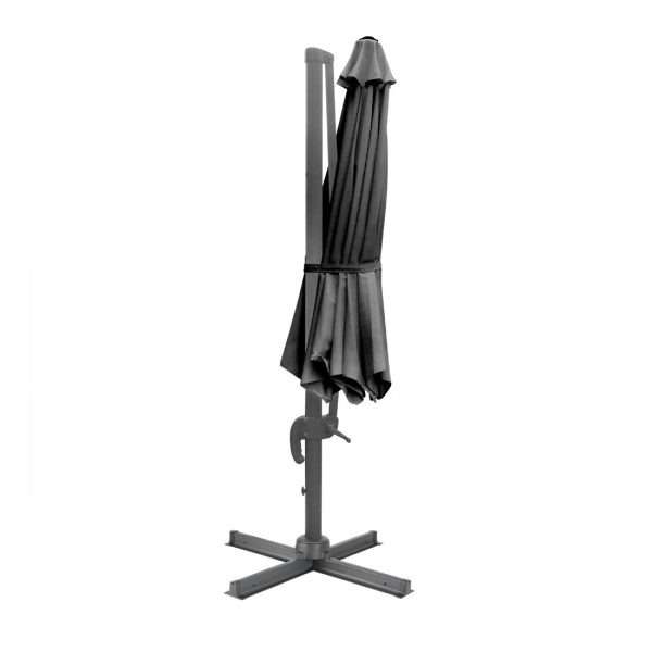 Bolero Venice Heavy Duty Parasol Black 3.5m