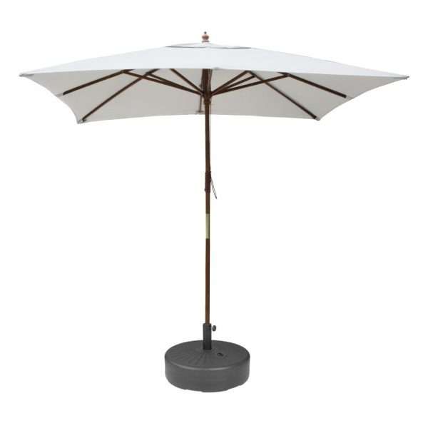 Bolero Black Plastic Parasol Base 40Ltr (filled)