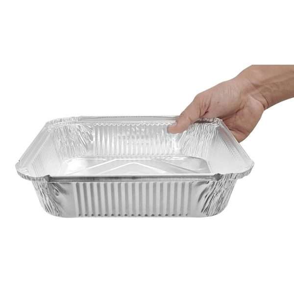Fiesta Recyclable Deep Foil Containers 2100ml (Pack of 200)