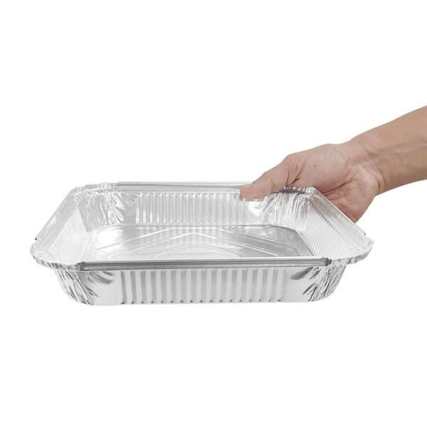 Fiesta Recyclable Shallow Foil Containers 1580ml (Pack of 200)