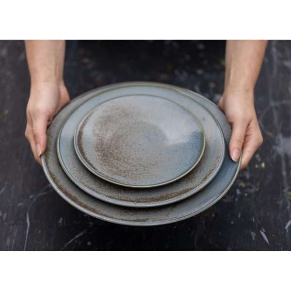 Olympia Ember Blue Coupe Plates 230mm (Pack of 6)