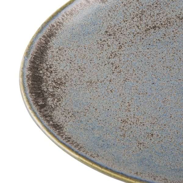 Olympia Ember Blue Triangle Plates 308mm (Pack of 4)