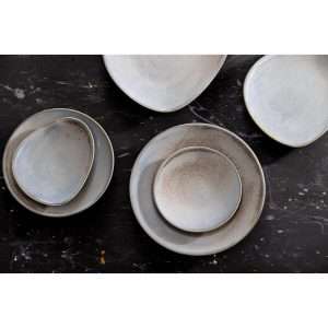 Olympia Ember Blue Triangle Plates 308mm (Pack of 4)