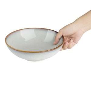 Olympia Drift Grey Plain Coupe Bowls 205mm (Pack of 4)