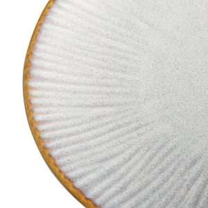 Olympia Drift Grey Embossed Coupe Plates 180mm (Pack of 6)