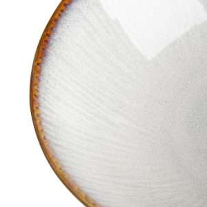Olympia Drift Grey Embossed Coupe Bowls 205mm (Pack of 4)