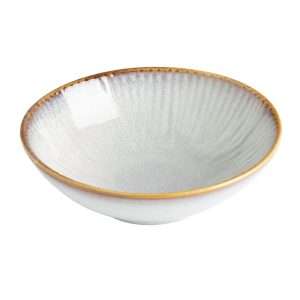 Olympia Drift Grey Embossed Coupe Bowls 155mm (Pack of 6)