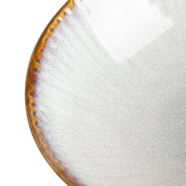 Olympia Drift Grey Embossed Coupe Bowls 155mm (Pack of 6)