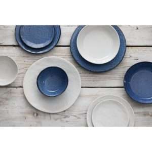 Olympia Denim Blue Coupe Plates 180mm (Pack of 6)