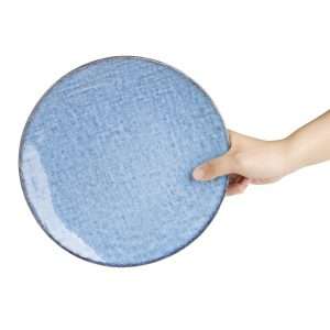 Olympia Denim Blue Coupe Plates 230mm (Pack of 6)