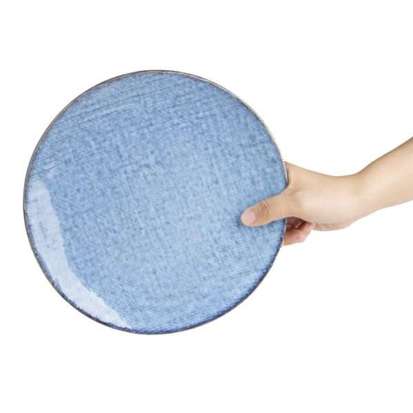 Olympia Denim Blue Coupe Plates 230mm (Pack of 6)