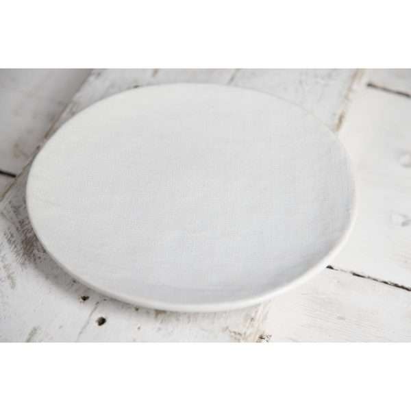 Olympia Denim White Coupe Plates 230mm (Pack of 6)