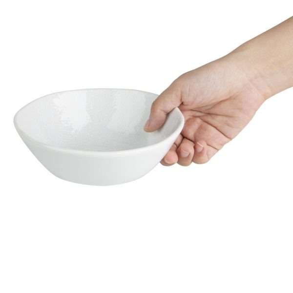 Olympia Denim White Coupe Bowls 160mm (Pack of 6)