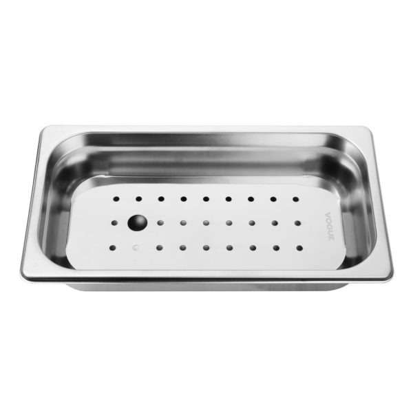 Vogue St/St GN Drainer Tray for GN 1/3