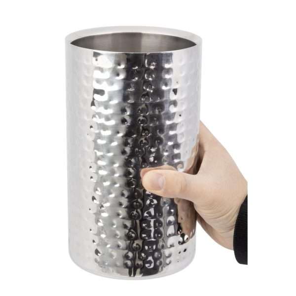 Olympia Hammered Double Wall Wine Cooler