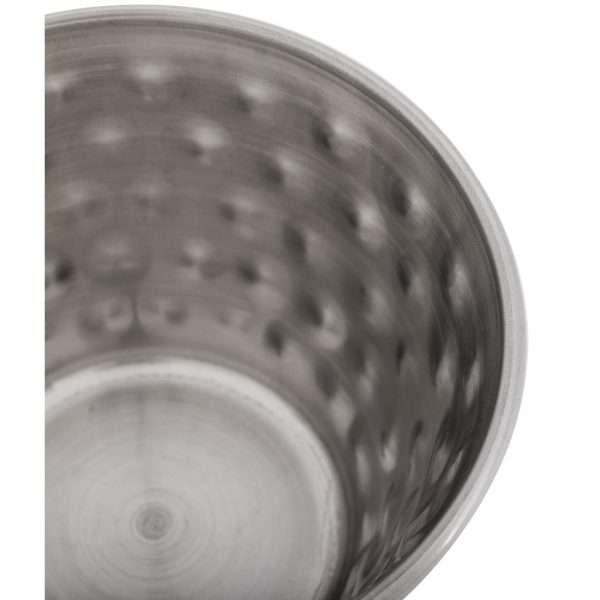 Olympia Hammered Stainless Steel Sauce Cups 115ml (Pack of 12)