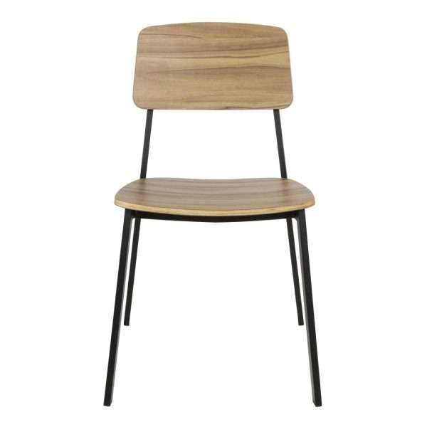 Bolero Beaufort Wooden Interior Dining Chairs (Pack of 2)