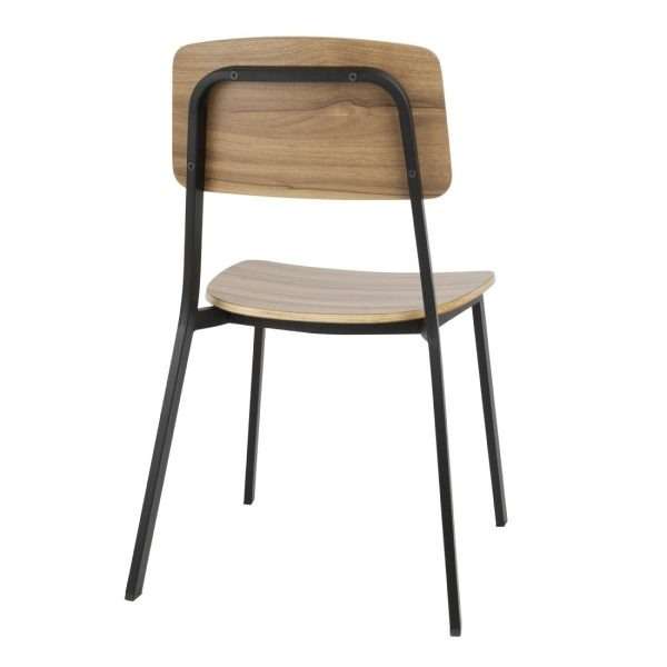 Bolero Beaufort Wooden Interior Dining Chairs (Pack of 2)