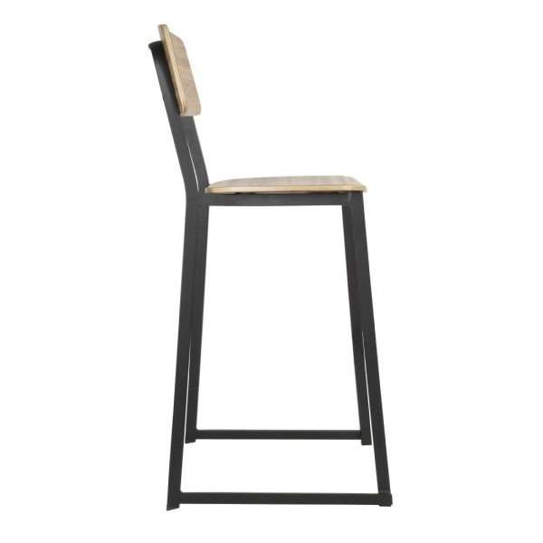 Bolero Beaufort Wooden Interior High Stools (Pack of 2)