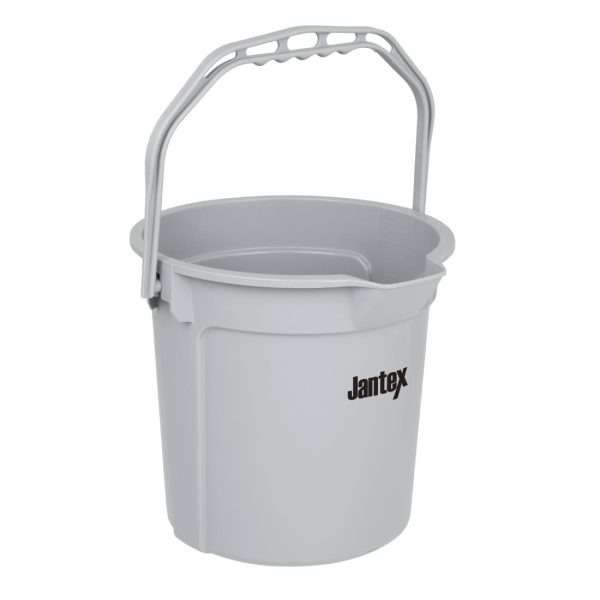 Jantex Grey Graduated Bucket with Pouring Lip 14ltr