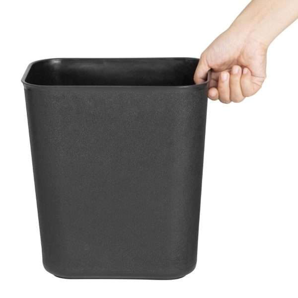 Bolero Hotel/Office Bin 8Ltr Black