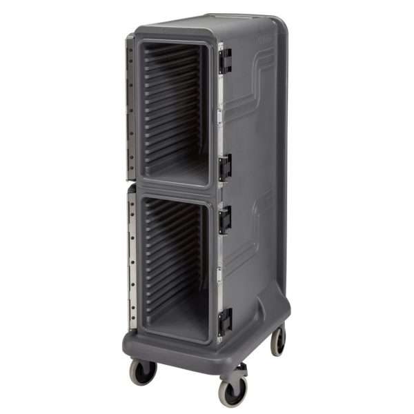 Cambro Ultra Pro Cart Tall Two Door Hot and Cold Food Cart Charcoal Grey