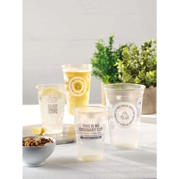 eGreen Printed TWOinONE Flexy Pint Glass CE Marked to Brim (Pack of of 1000)