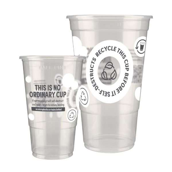 eGreen Printed TWOinONE Flexy Half-pint Glass CE Marked to Line (Pack of of 1000)