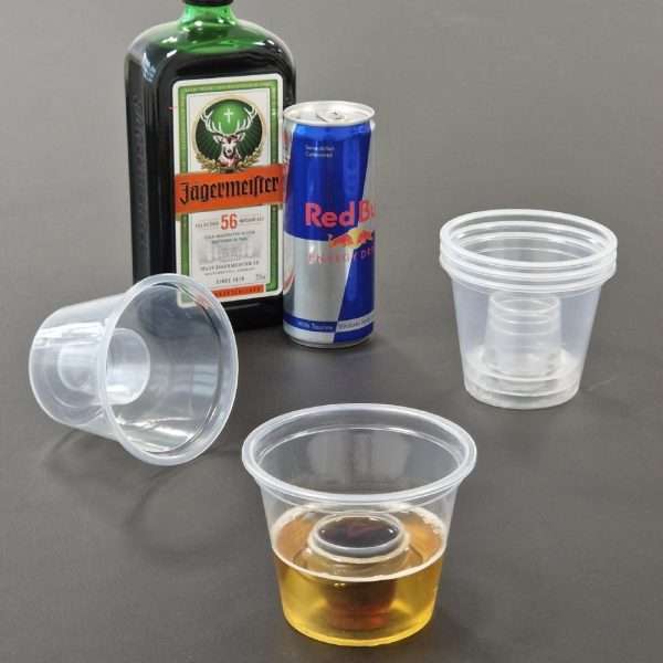 eGreen Bomb Shot Glasses UKCA and CE Marked 25/90ml to Brim (Pack of of 1000)