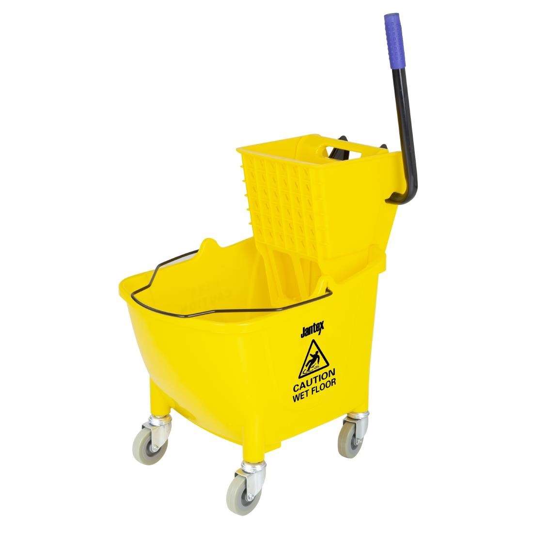 fw866_ctg1 Jantex 30ltr Mop Bucket with Foot Pedal release – Yellow