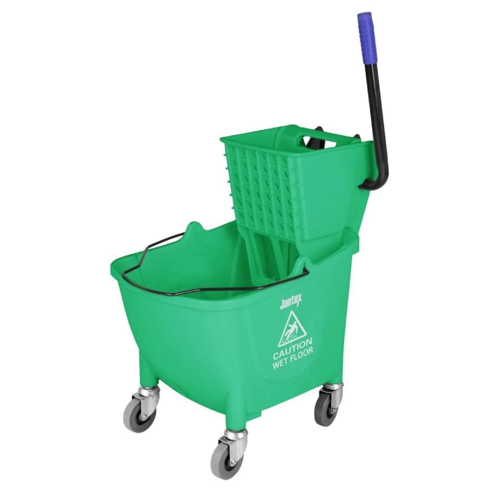 Jantex 30ltr Mop Bucket with Foot Pedal release – Green