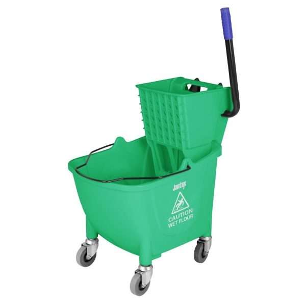 Jantex 30ltr Mop Bucket with Foot Pedal release – Green
