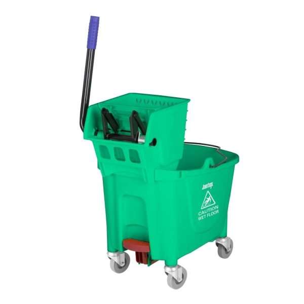 Jantex 30ltr Mop Bucket with Foot Pedal release – Green