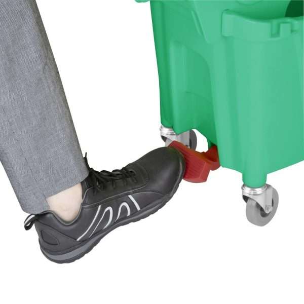 Jantex 30ltr Mop Bucket with Foot Pedal release – Green