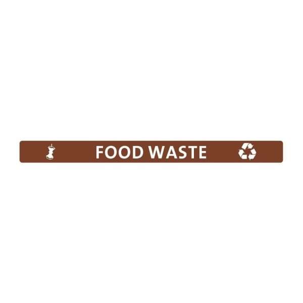 Jantex Slim Bin Lid Food Waste Label