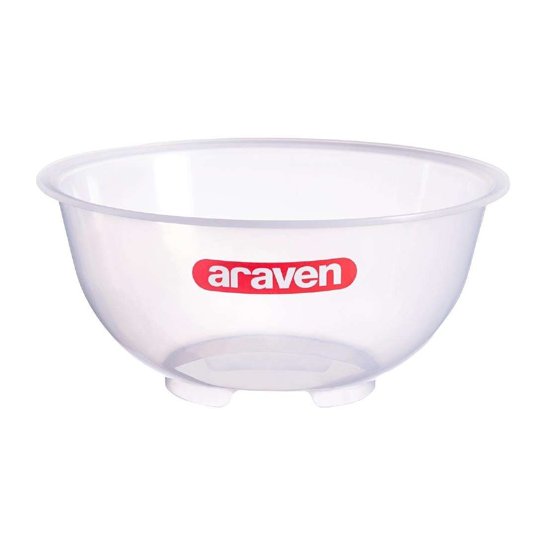gl976_npi23 Araven Polypropylene Mixing Bowl Transparent 2.5Ltr