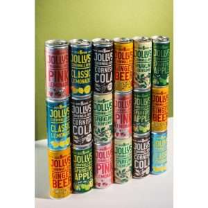 Jolly’s Cornish Classic Lemonade Cans 250ml (Pack of 24)