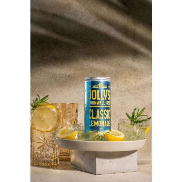 Jolly’s Cornish Classic Lemonade Cans 250ml (Pack of 24)