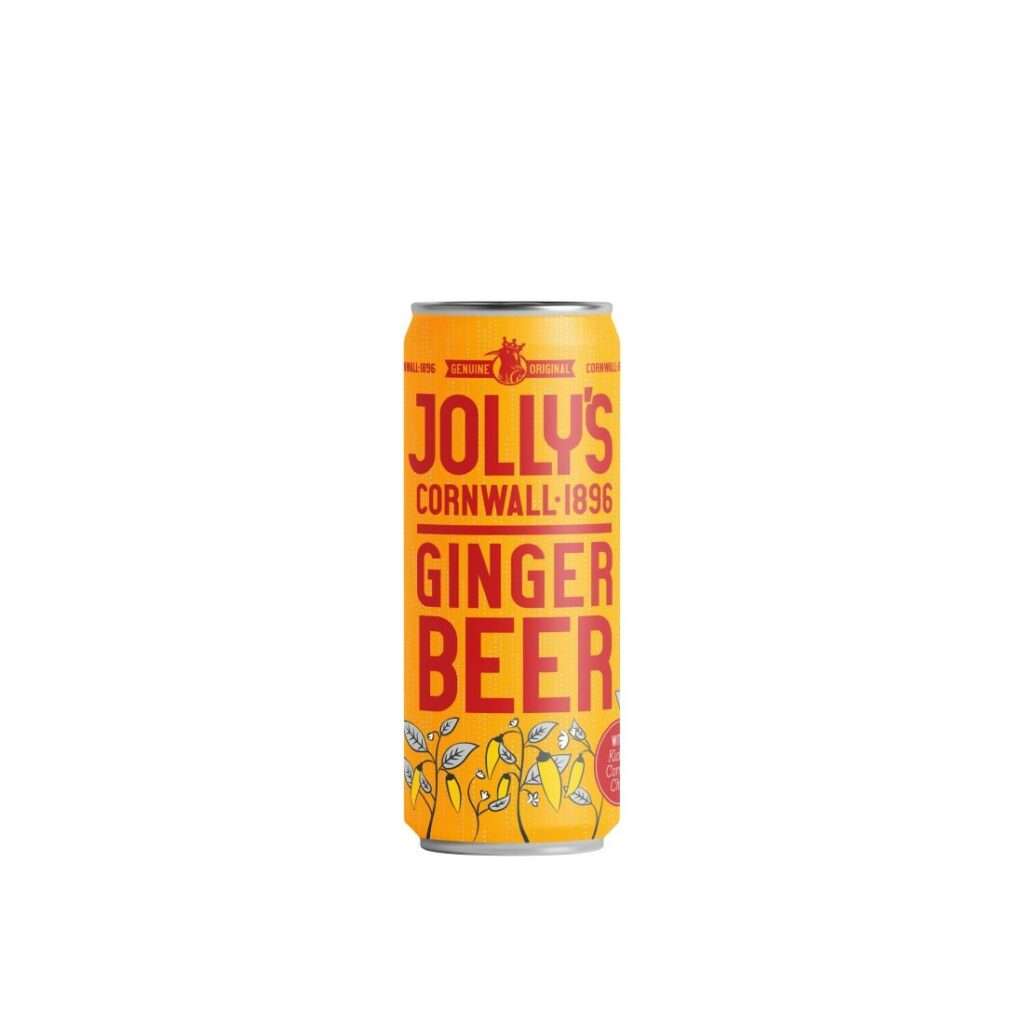 Jolly’s Cornish Ginger Beer Cans 250ml (Pack of 24)