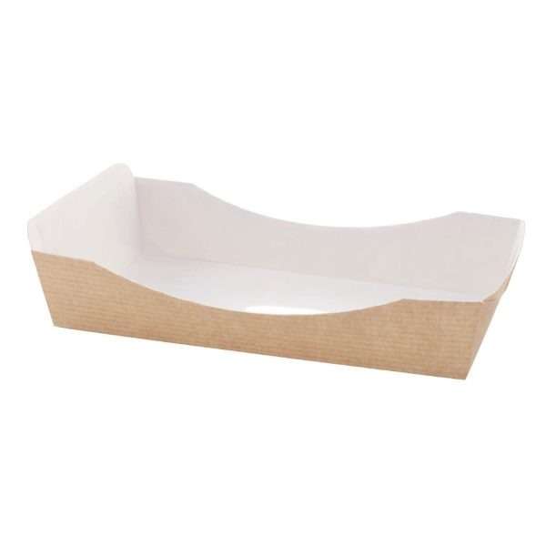 Huhtamaki Taste Croissant Tray with PET Film ‘Sneezeguard’ (Pack of 320)