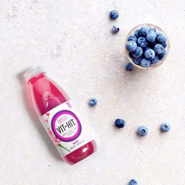 VITHIT Boost Berry Vitamin Water 500ml (Pack of 12)