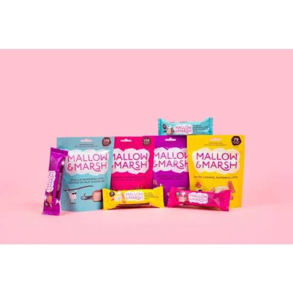 Mallow & Marsh Marshmallow Double Chocolate Bars 35g (Pack of 12)