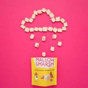 Mallow & Marsh Salted Caramel Marshmallow Pouches 100g (Pack of 6)
