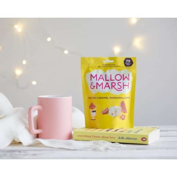 Mallow & Marsh Salted Caramel Marshmallow Pouches 100g (Pack of 6)
