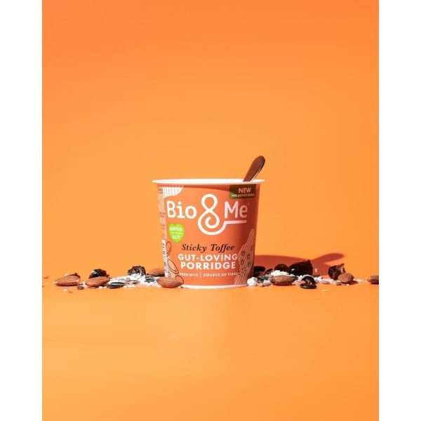 Bio&Me Sticky Toffee Porridge Pots 58g (Pack of 8)