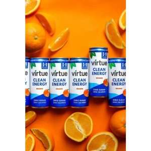 Virtue Clean Energy Orange Drink 250ml (Pack of 12)