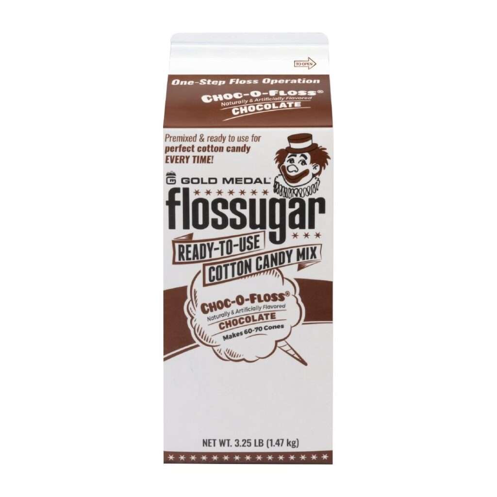 Flossugar Chocolate Ready to Use Cotton Candy Mix 1.47kg