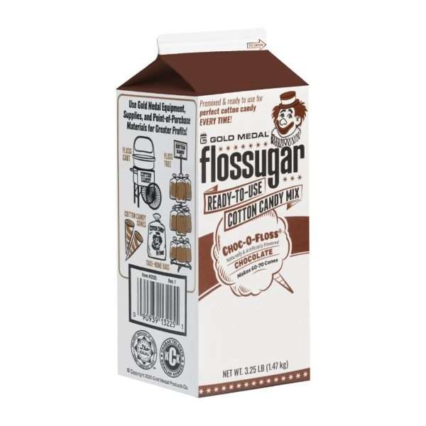 Flossugar Chocolate Ready to Use Cotton Candy Mix 1.47kg