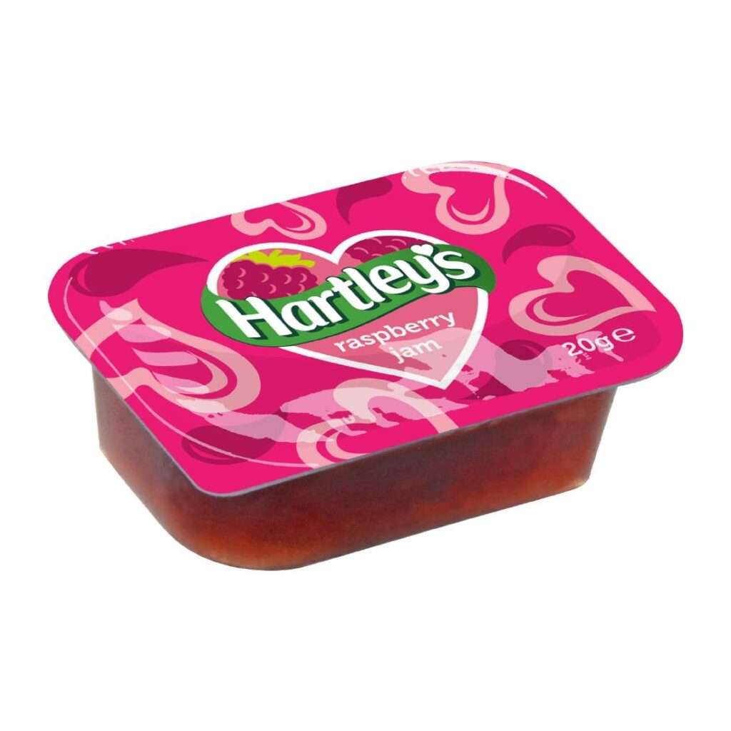 Hartley’s Raspberry Jam 20g (Pack of 100)